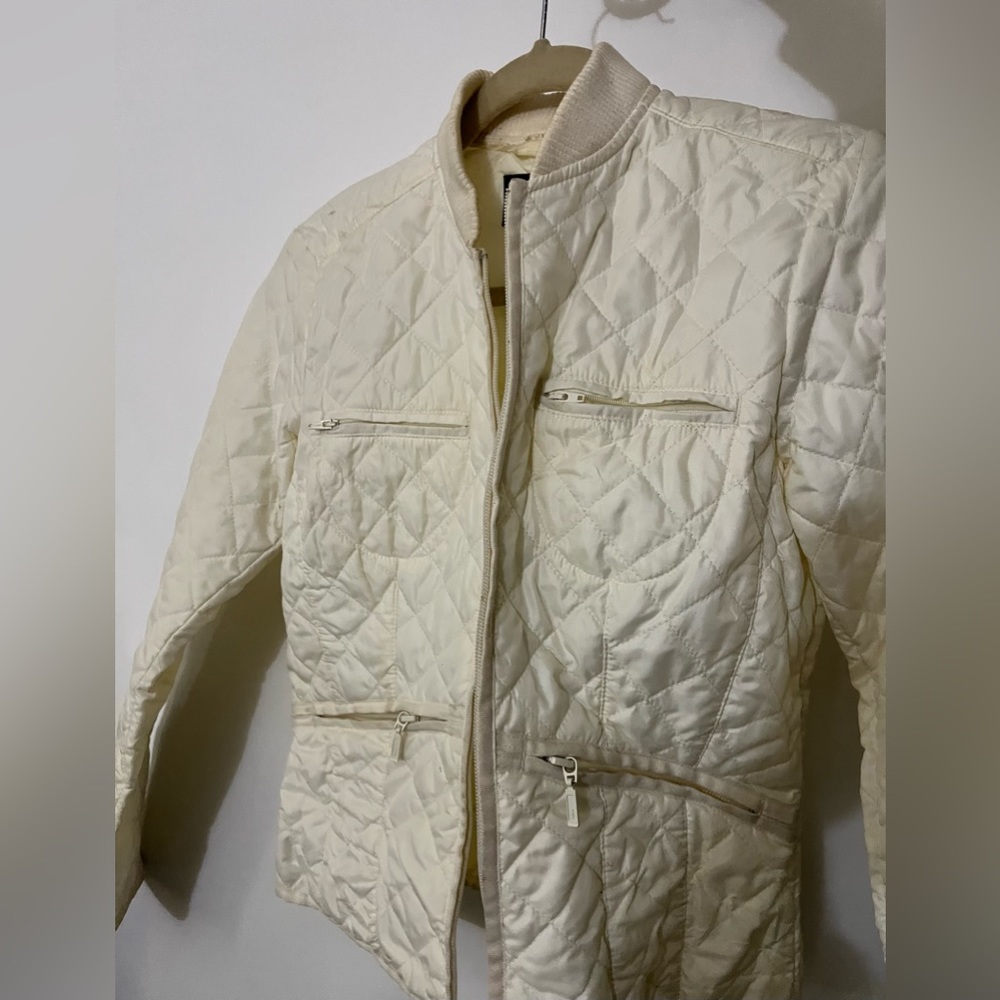 Cream Vintage Ralph polo jacket